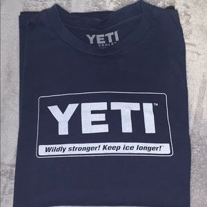 YETI Navy Short Sleeve T Shirt